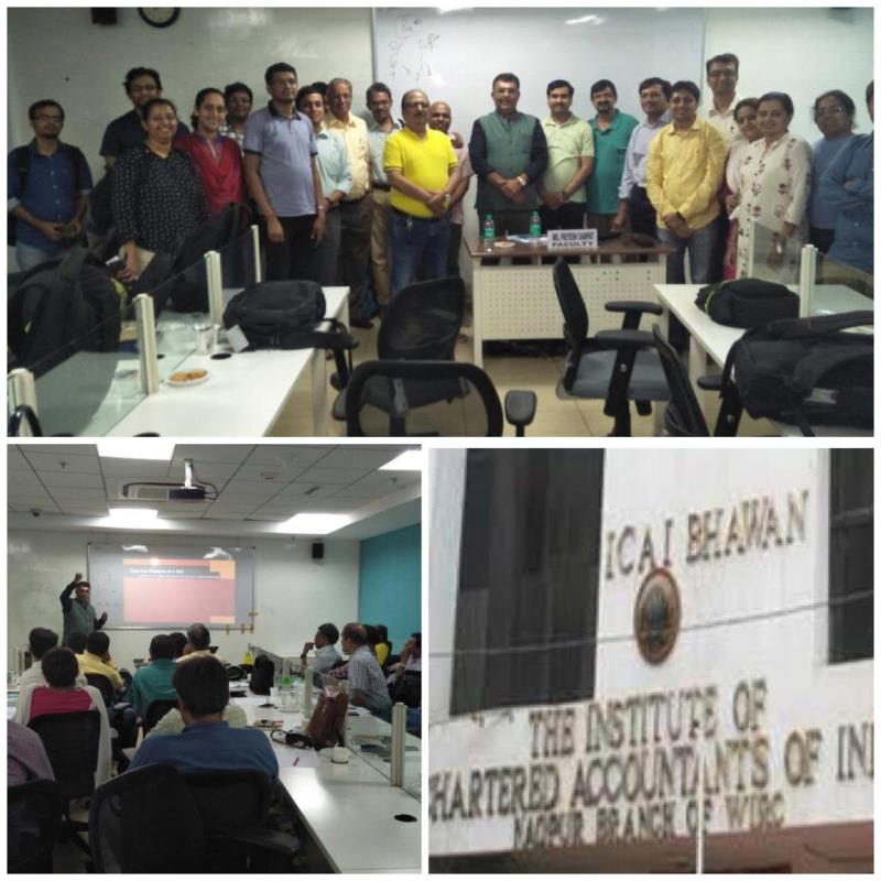 Financial planning session in progress at ICAI Bhawan