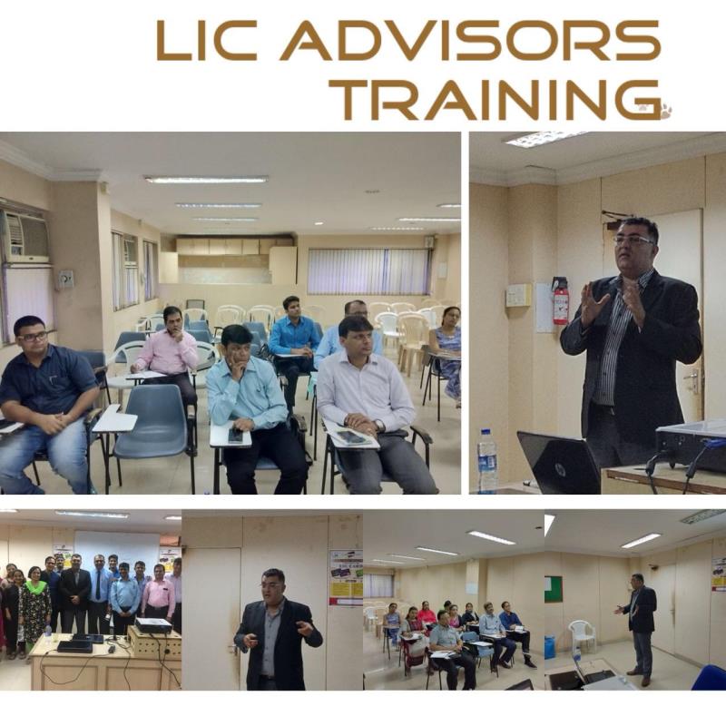 LIC advisors attending a training session
